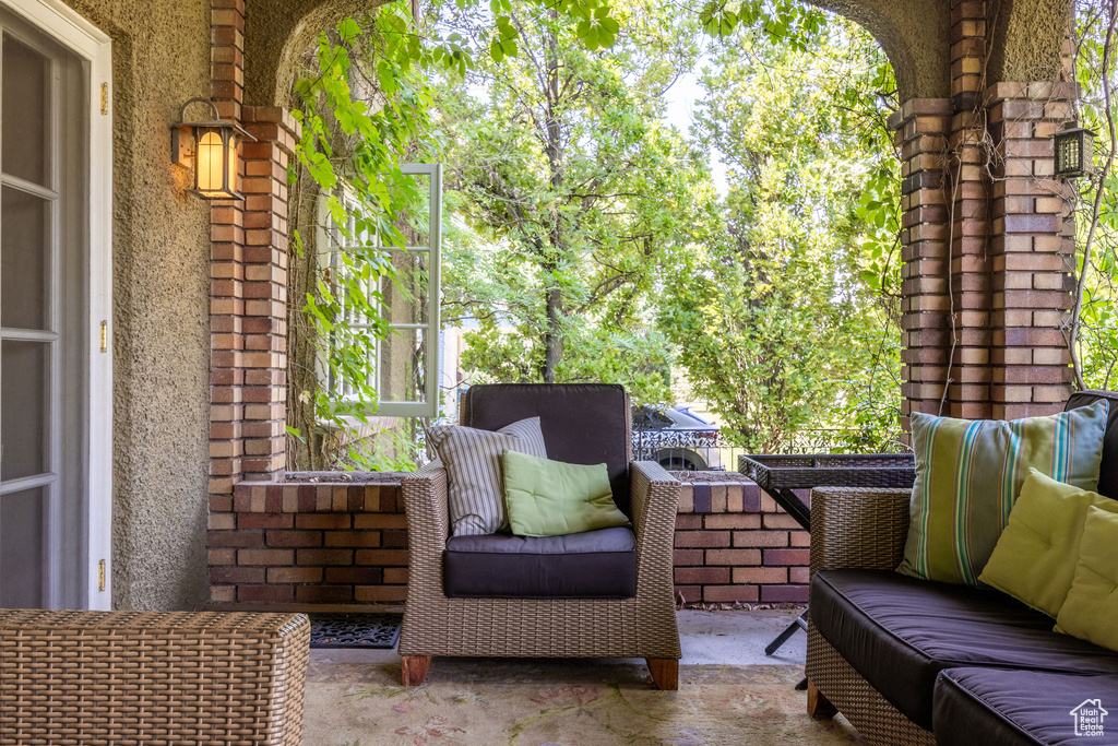 View of patio