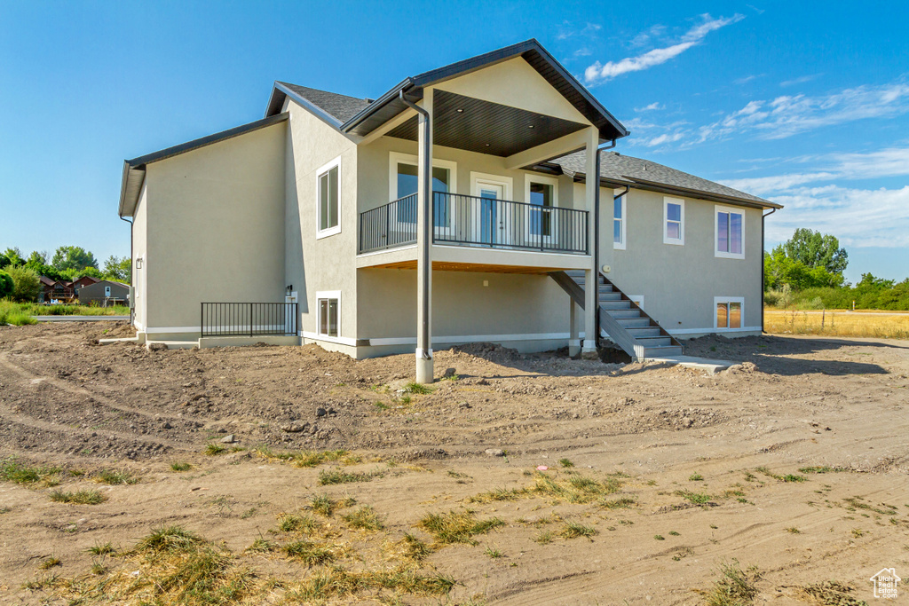 View of rear view of house