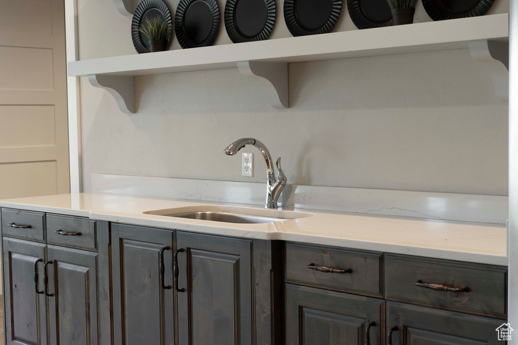 Kitchen featuring sink