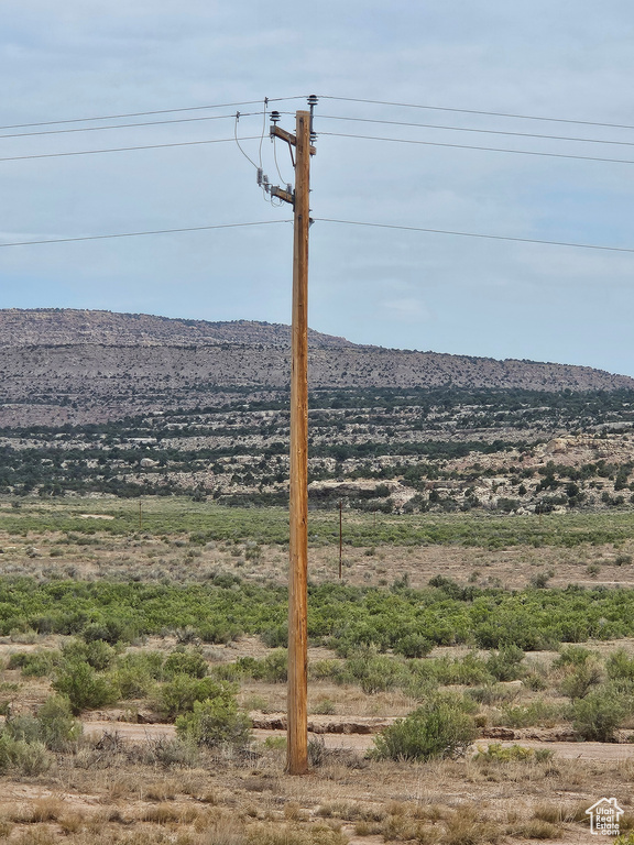 View of mountain feature featuring a rural view