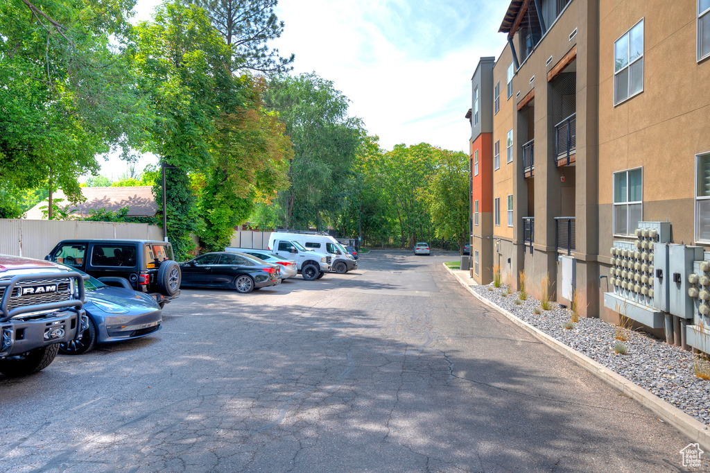 View of car parking