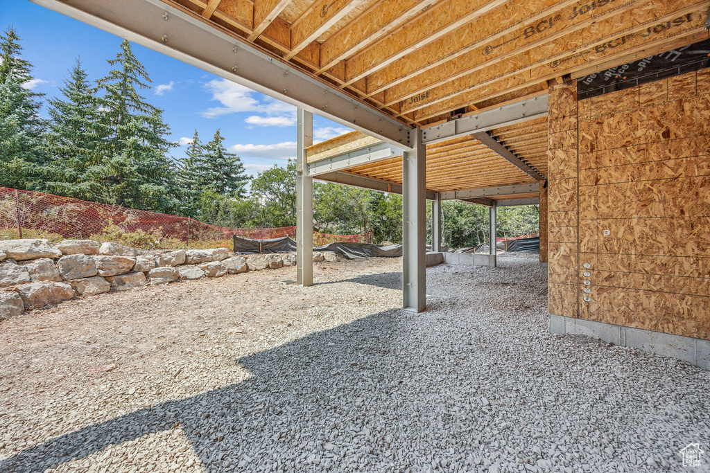 View of patio