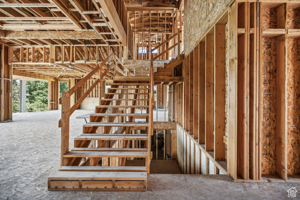 View of stairway