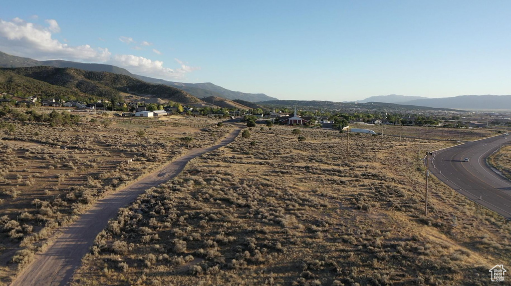View of mountain background