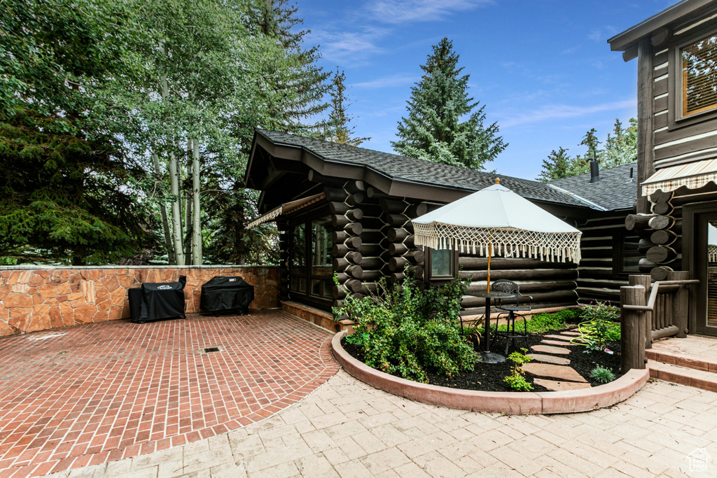 View of patio