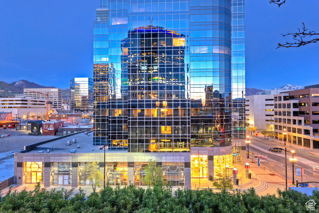 Property's view of city featuring a mountain view