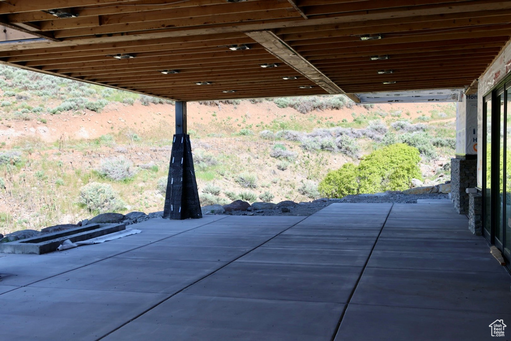 View of patio