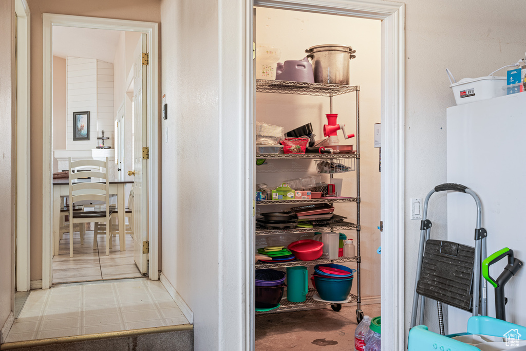 View of closet