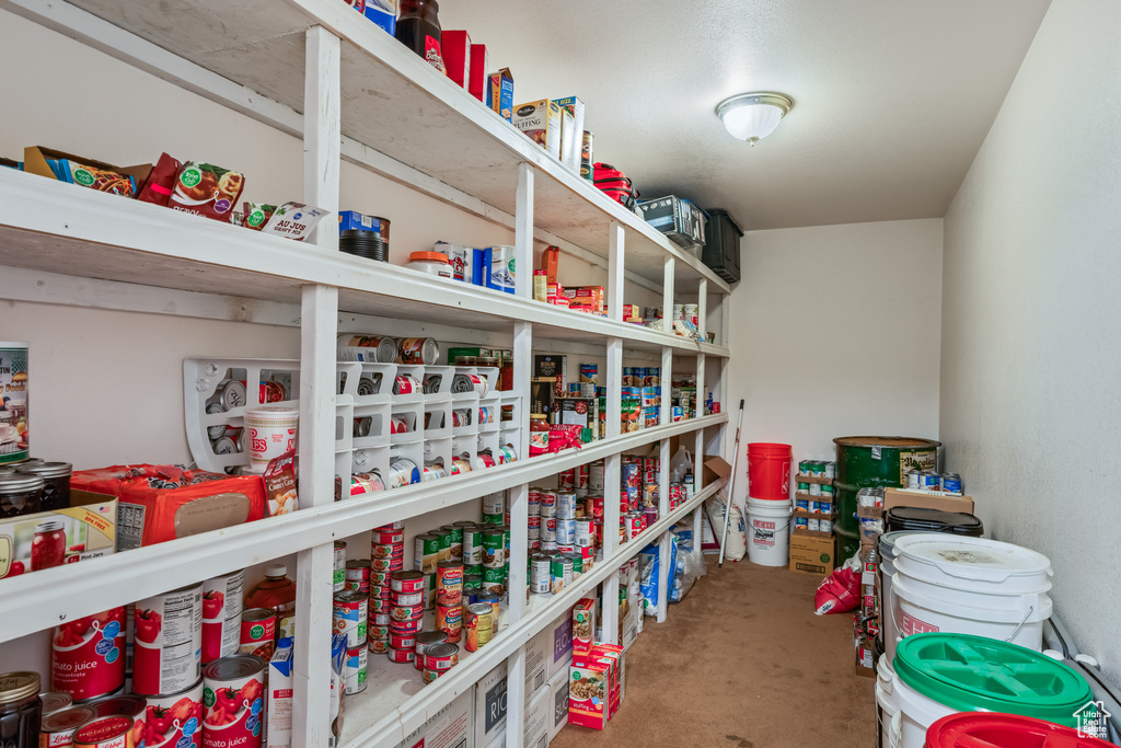 View of storage room