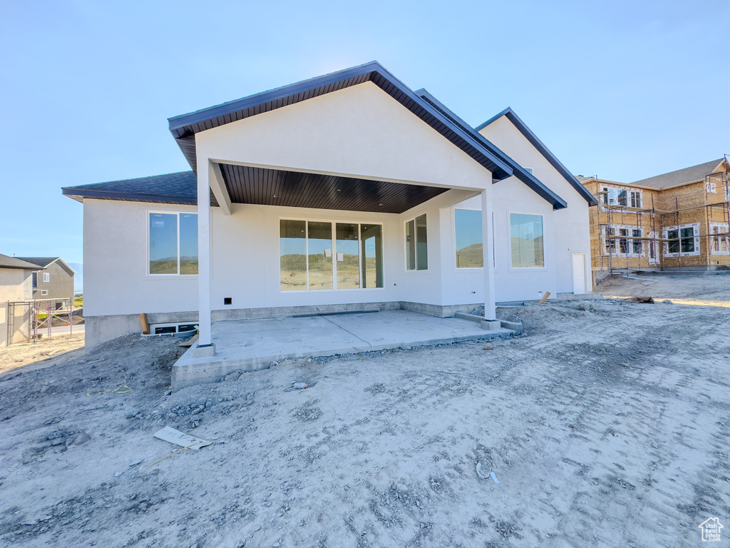 Back of house featuring a patio