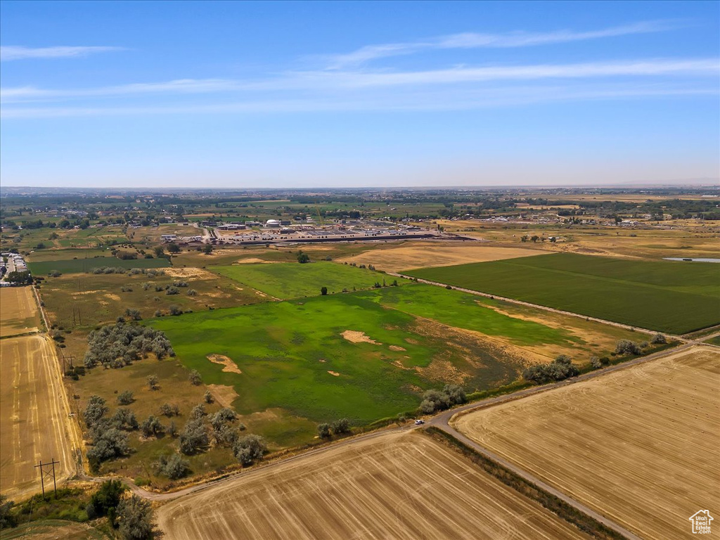 Aerial view featuring a rural view