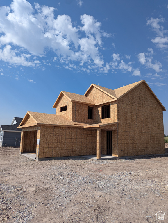 View of rear view of house