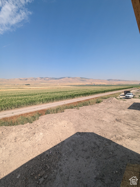 View of yard featuring a rural view