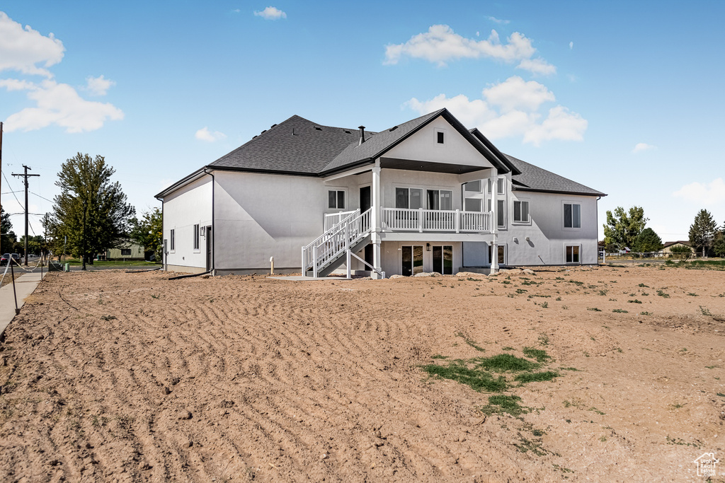 View of back of house