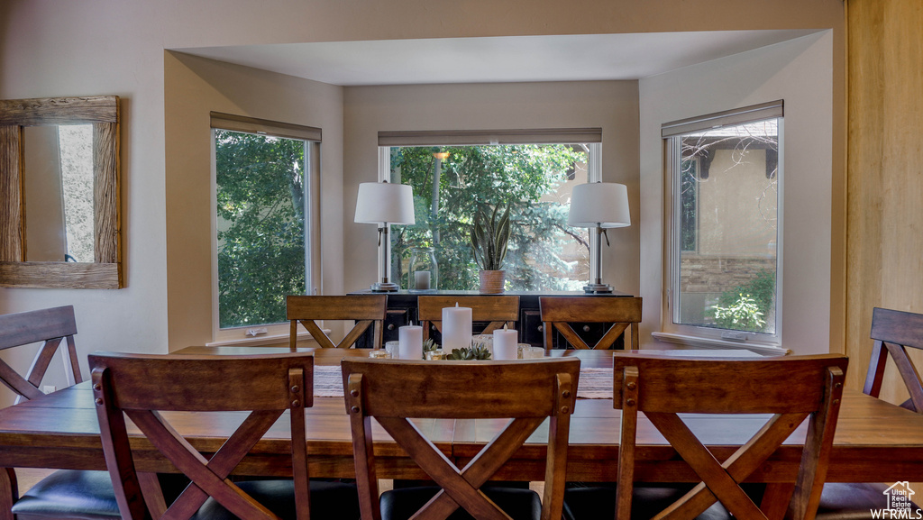 View of dining room