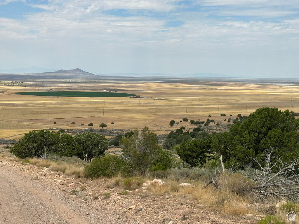 Mountain view featuring a rural view