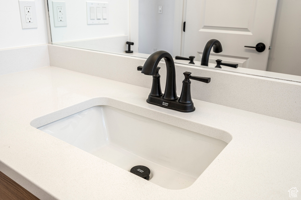 Room details with sink