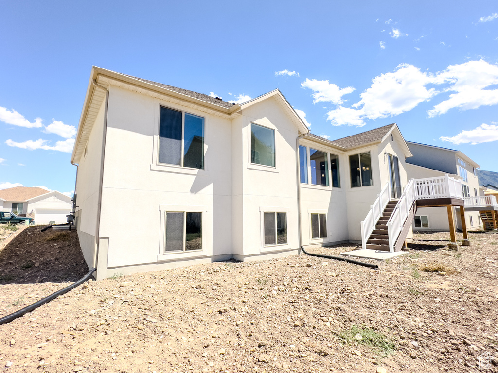 View of back of house