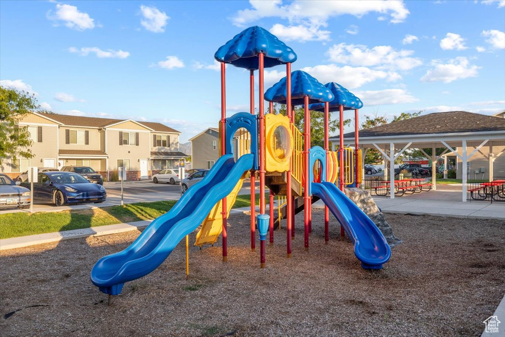 View of jungle gym