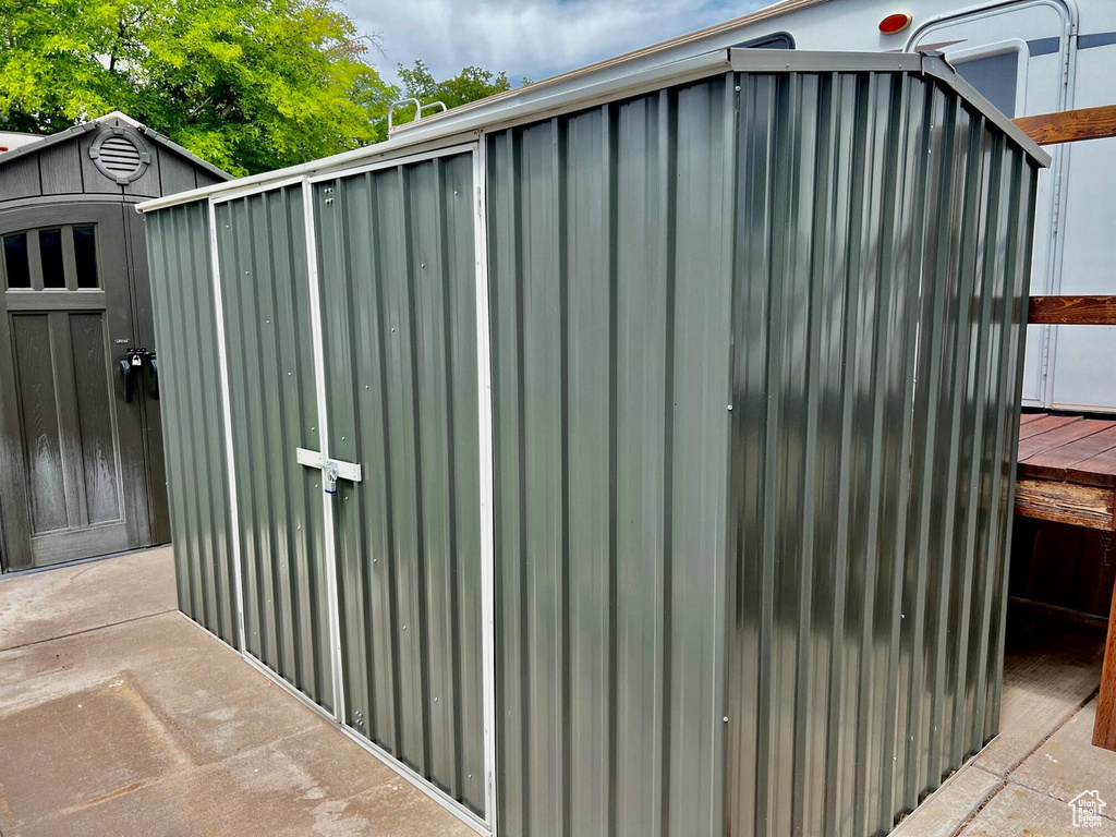 View of outbuilding