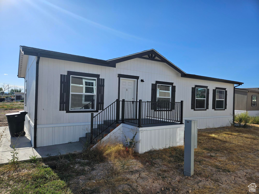 View of manufactured / mobile home