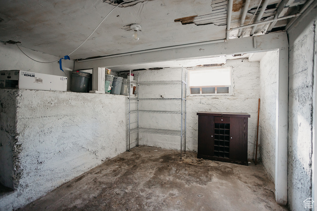 View of basement