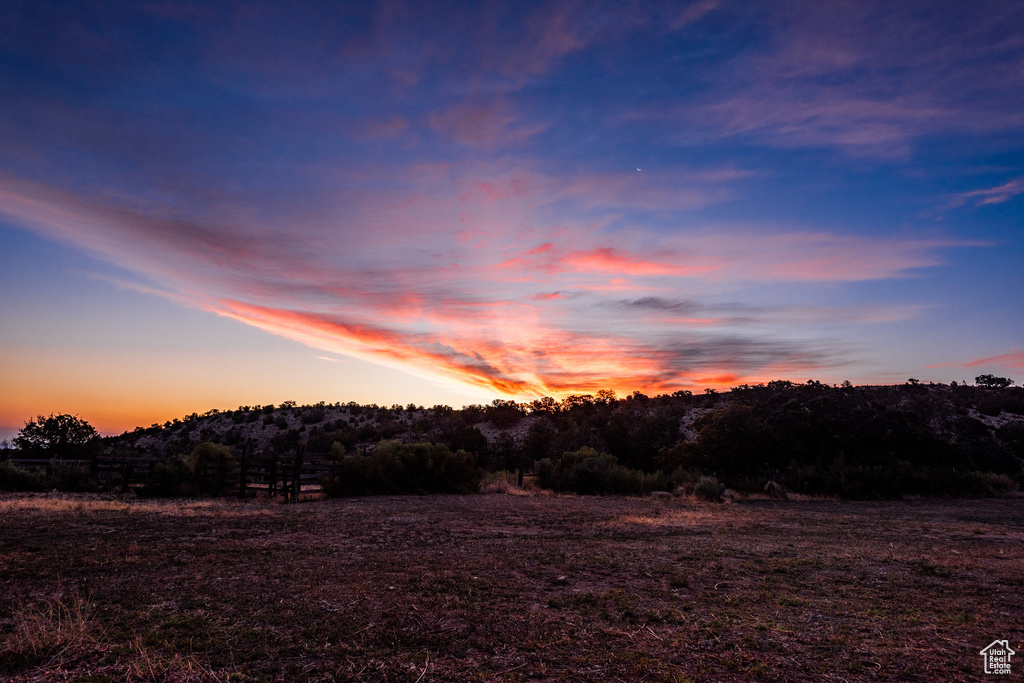 View of nature at dusk