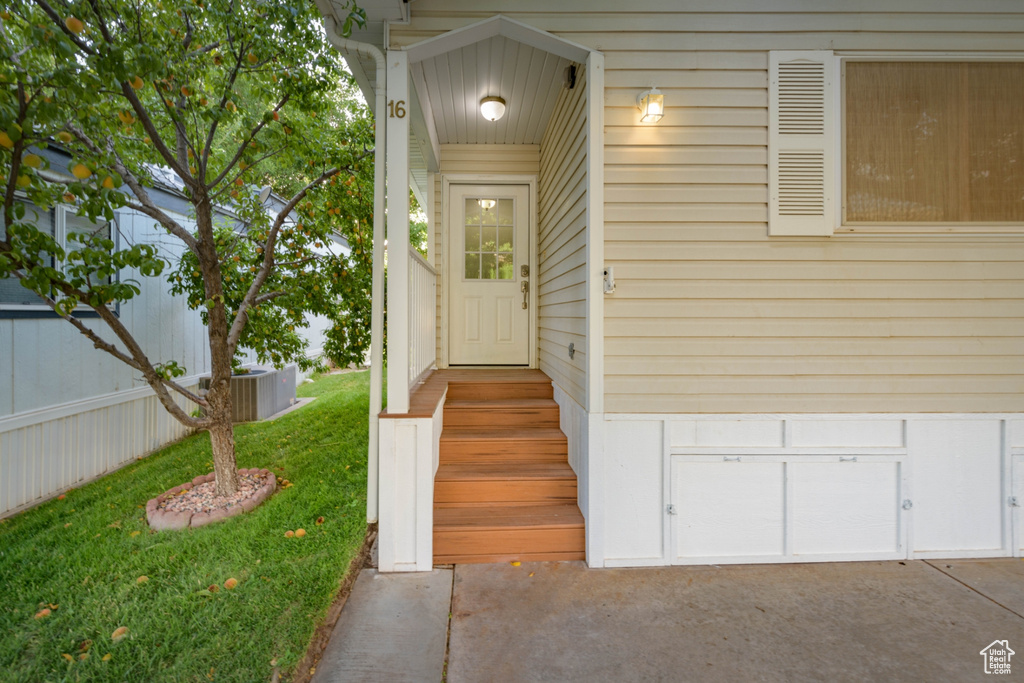 View of entrance to property