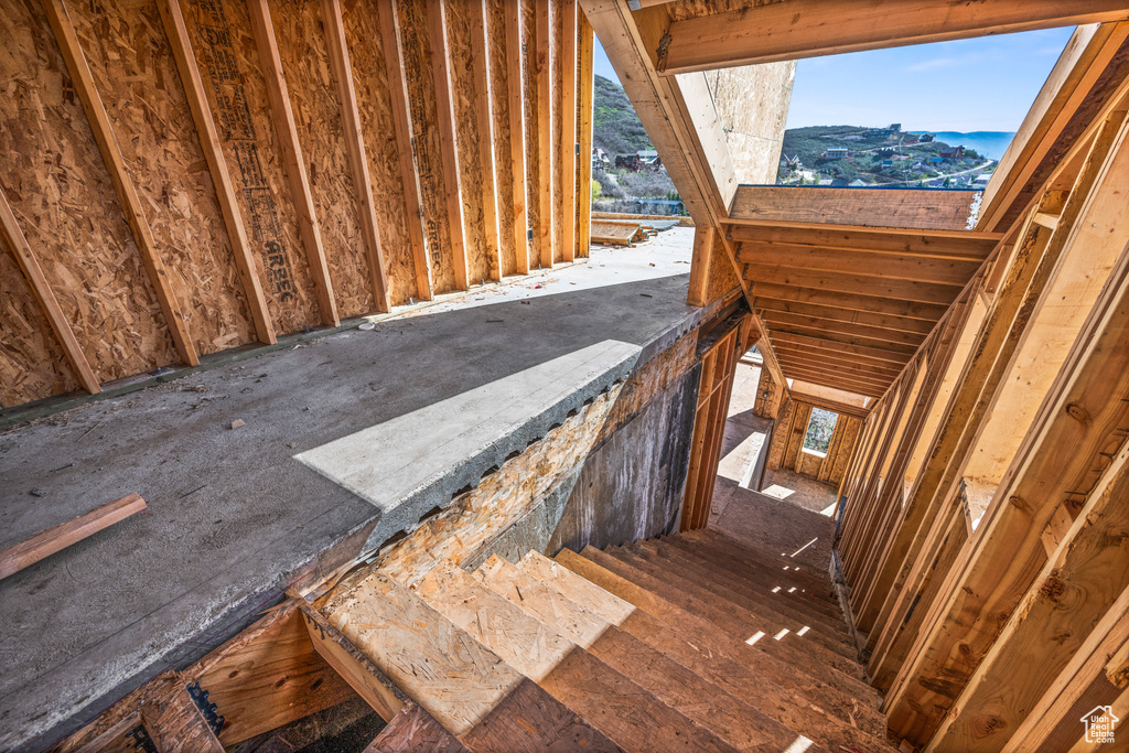 View of stairway