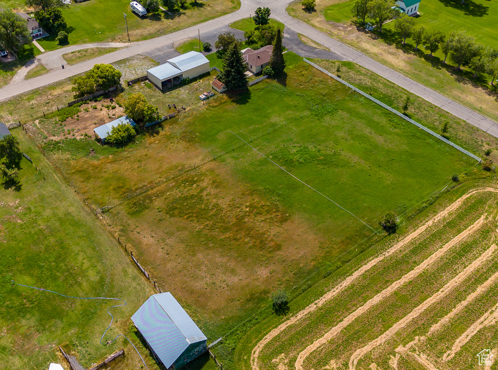 Drone / aerial view with a rural view