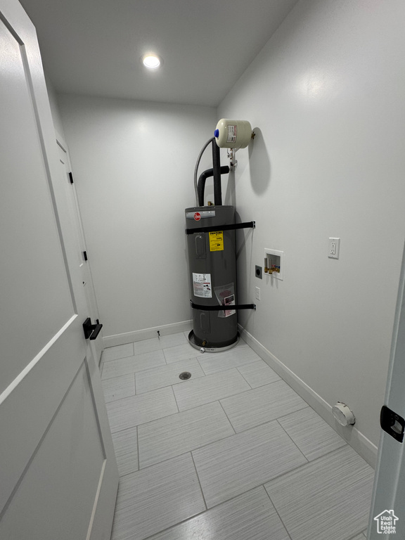 Utilities with electric water heater