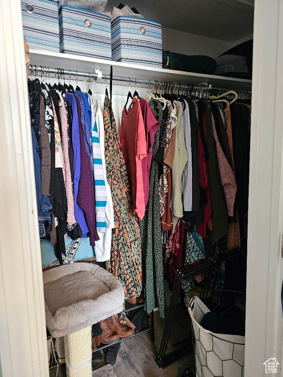 View of closet