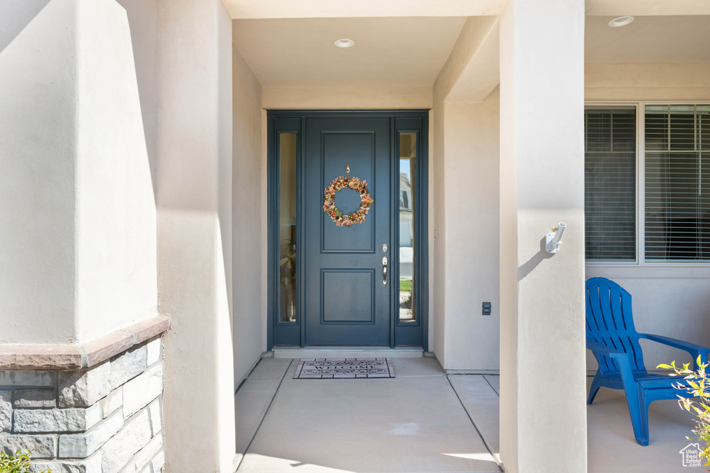 View of entrance to property