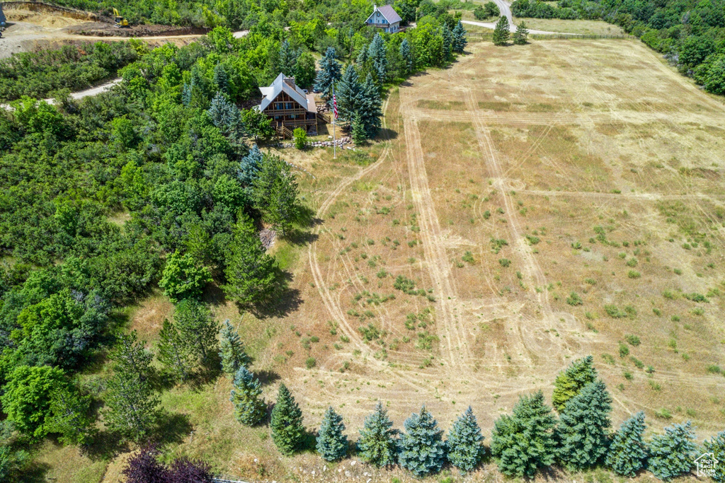 Drone / aerial view featuring a rural view