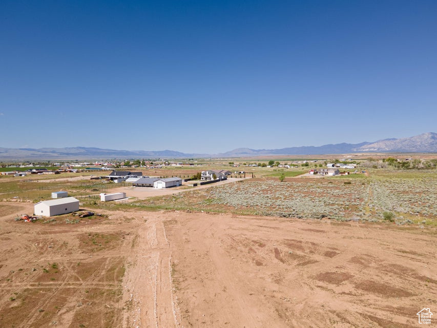 Exterior space with a mountain view