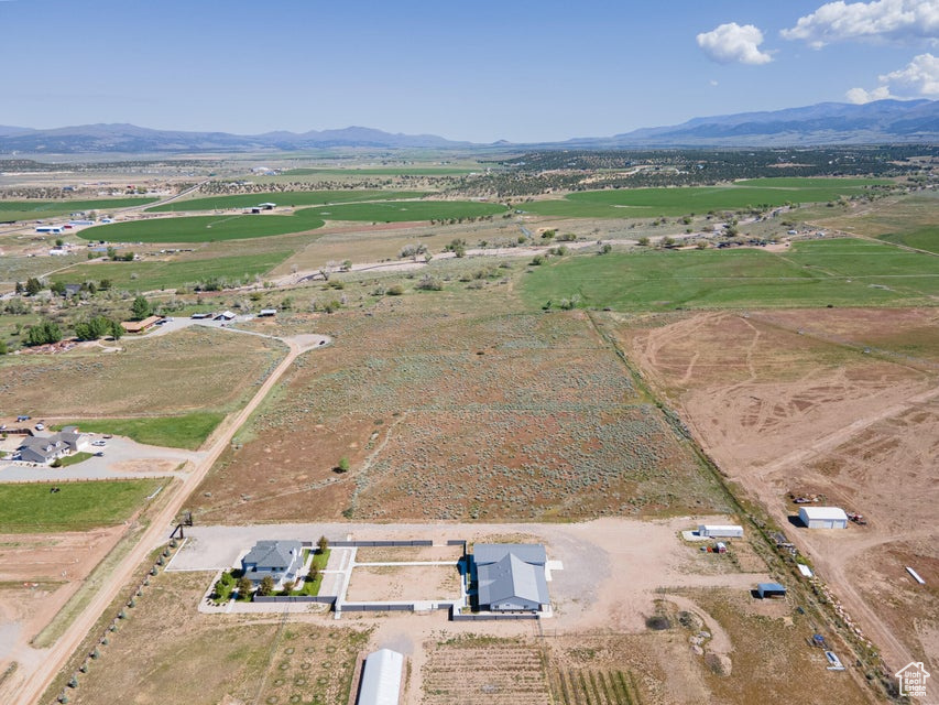 Bird's eye view featuring a mountain view and a rural view