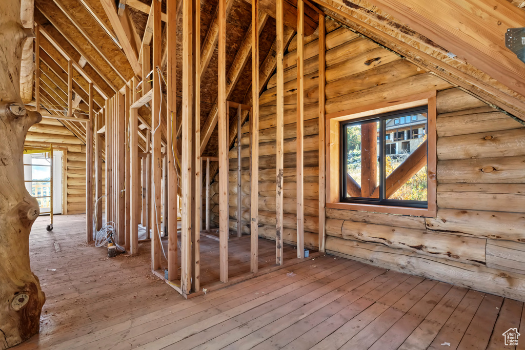 View of attic