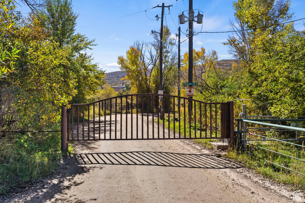 View of gate