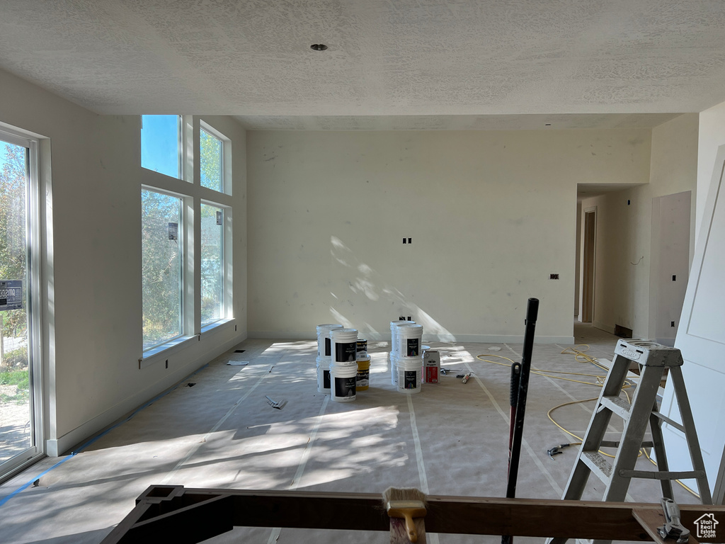 Interior space featuring a wealth of natural light