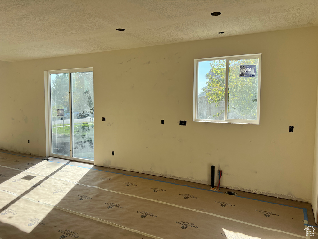 Empty room with plenty of natural light