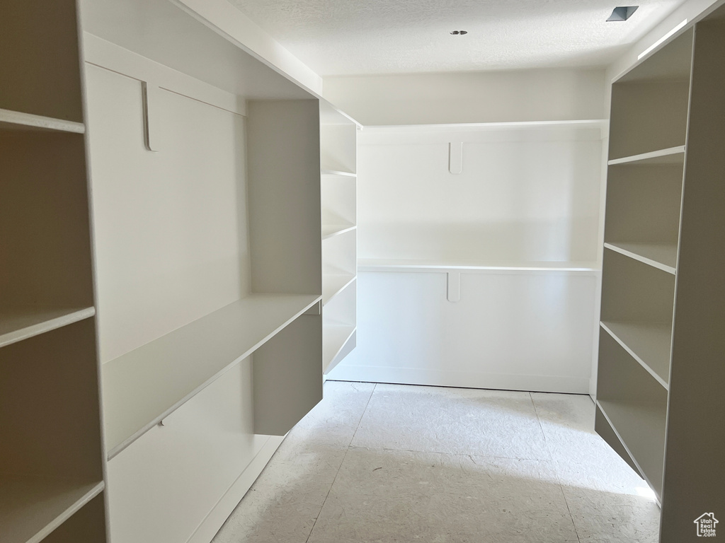 View of spacious closet