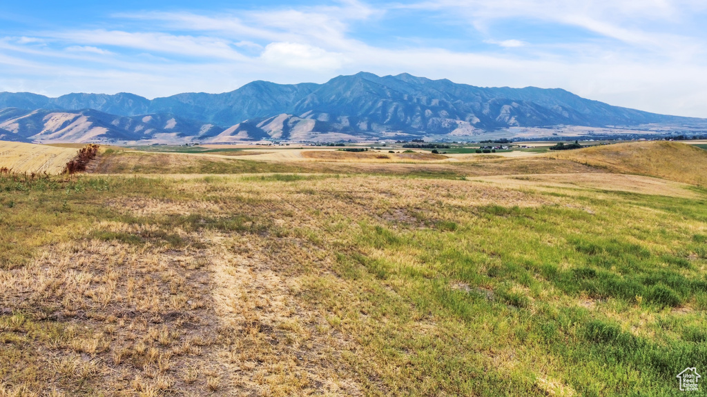 View of mountain feature featuring a rural view