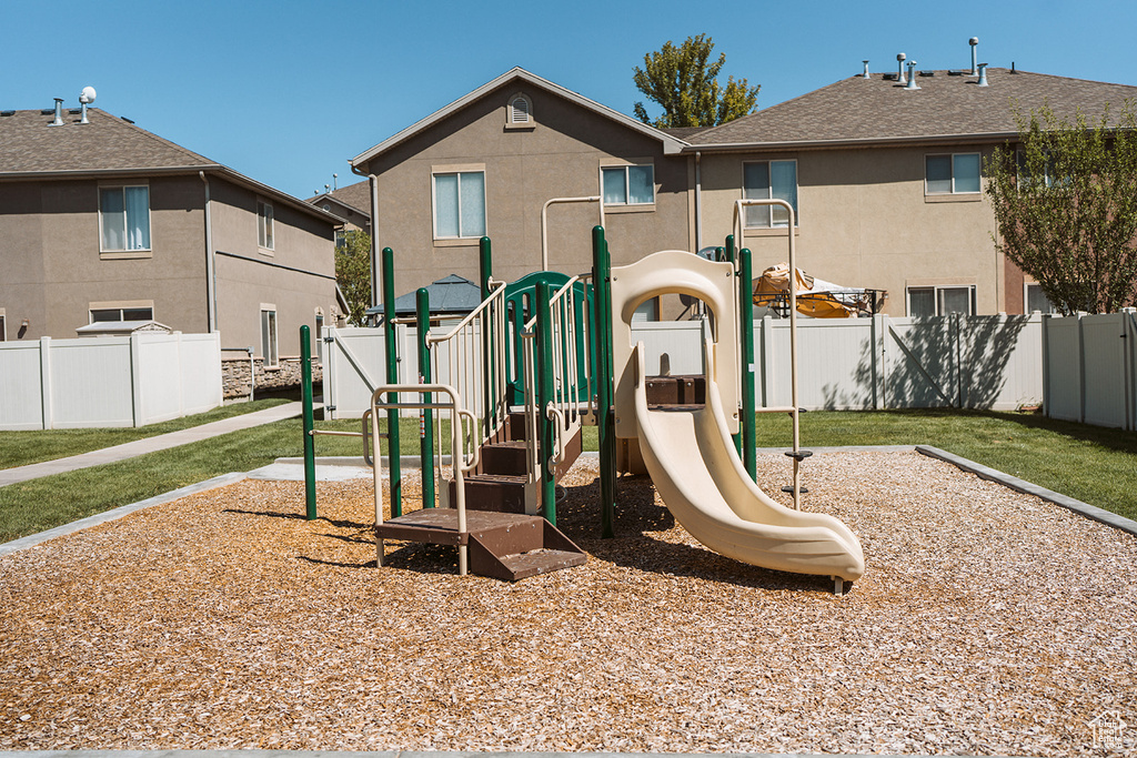 View of jungle gym