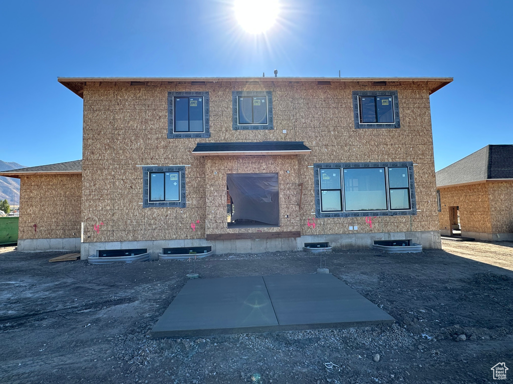 View of back of house