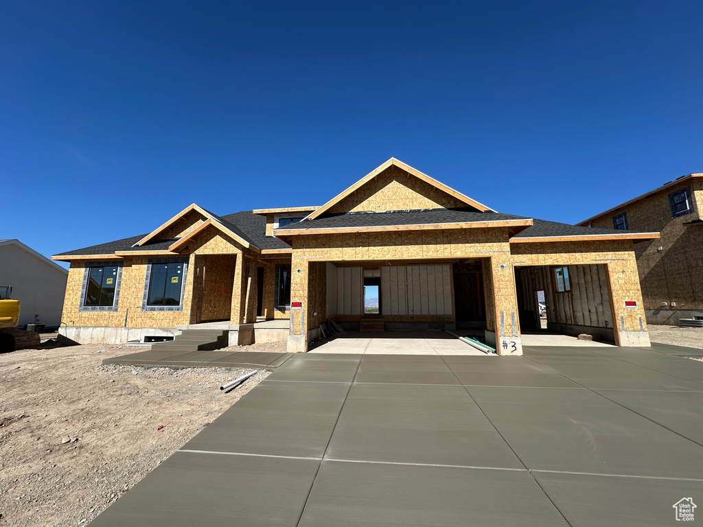 View of property under construction