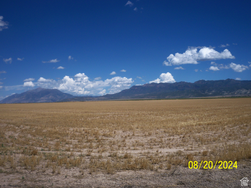 Mountain view featuring a rural view