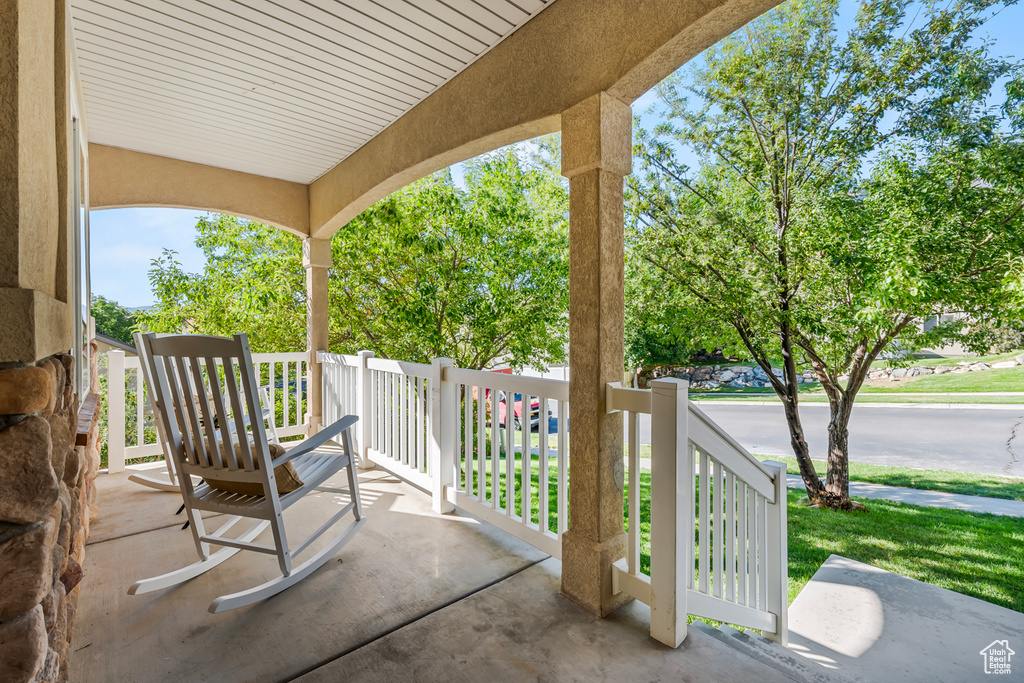 View of patio