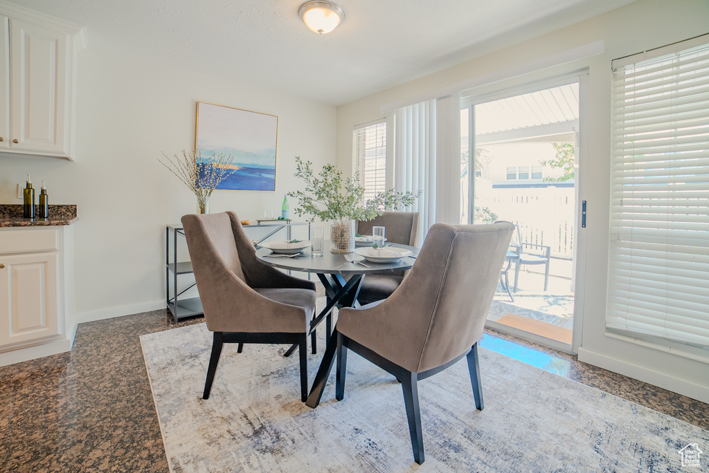 View of dining area