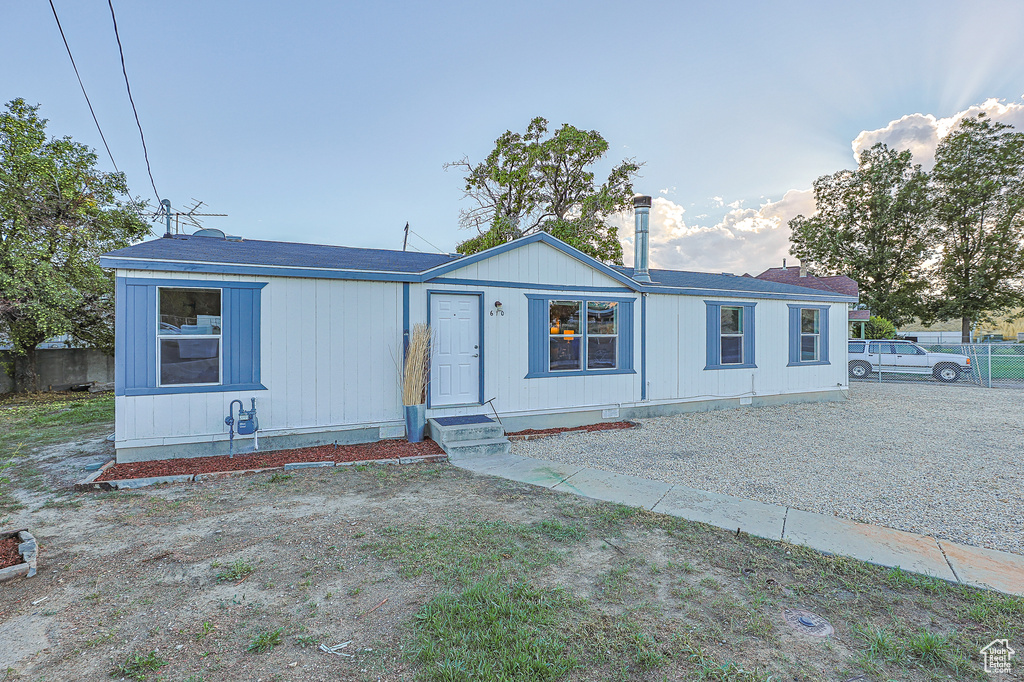 View of manufactured / mobile home