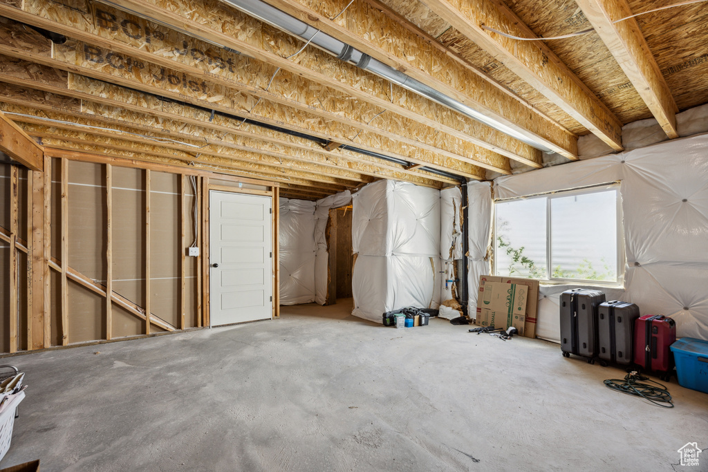 View of basement